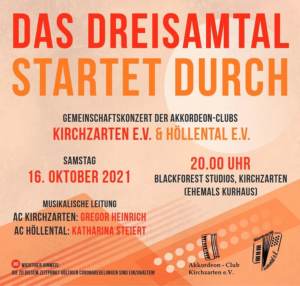 Konzertplakat 2021 - Akkordeonclub Kirchzarten e.V.