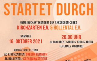 Konzertplakat 2021 - Akkordeonclub Kirchzarten e.V.