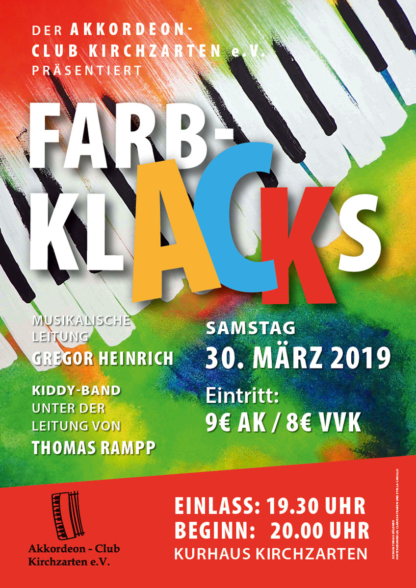 Konzert 2019 "Farbklacks"
